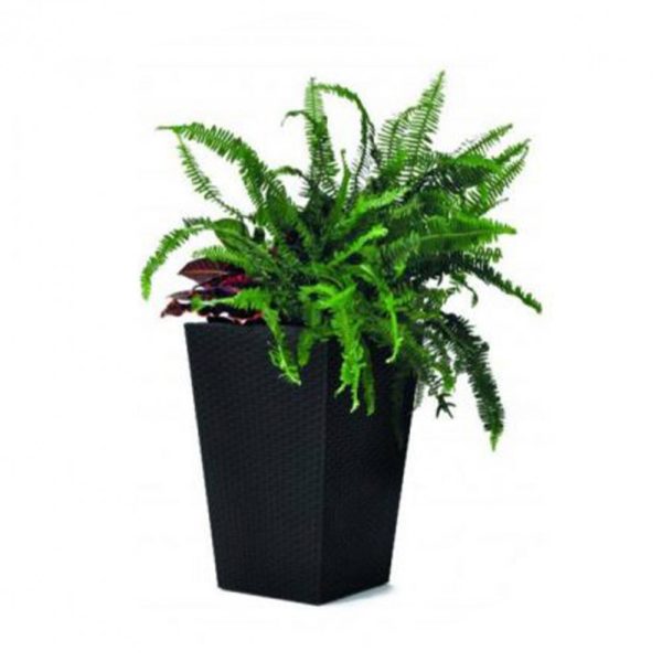Rattan planter S virágtartó grafit -  228978 - Image 4