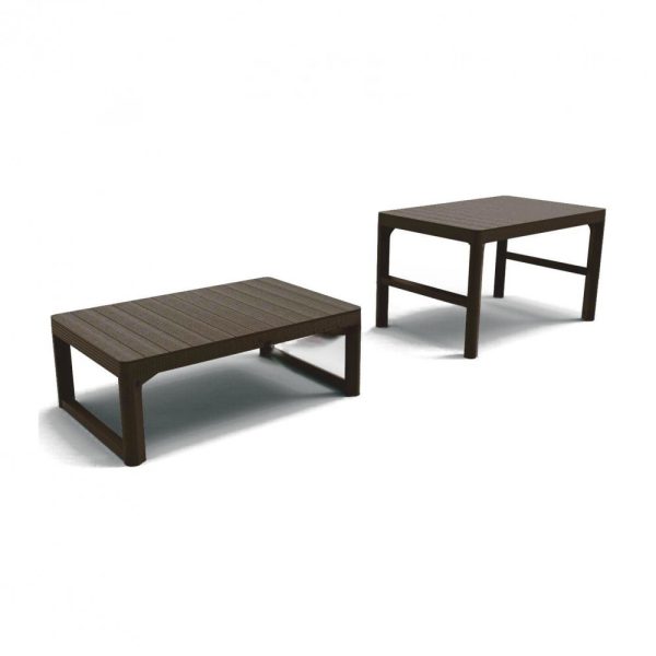 Lyon rattan kerti asztal barna színben - 233834 - Image 2