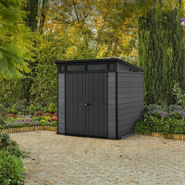 Cortina 7x7 műanyag kerti ház szürke - Image 4