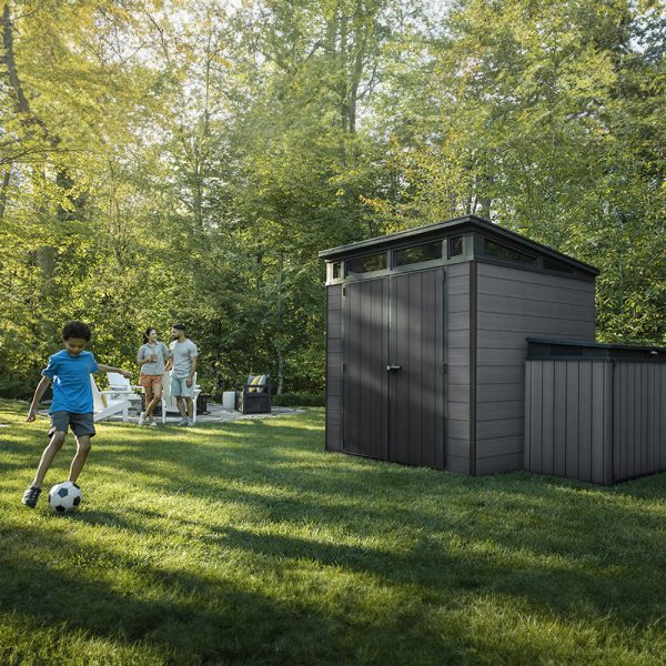 Cortina 7x7 műanyag kerti ház szürke - Image 5