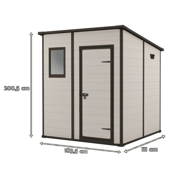 Manor 6x4 műanyag szerszámos ház - Image 3