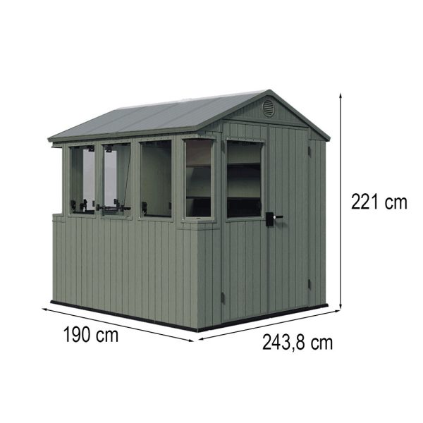 Potting shed kültéri műanyag ház - Image 3