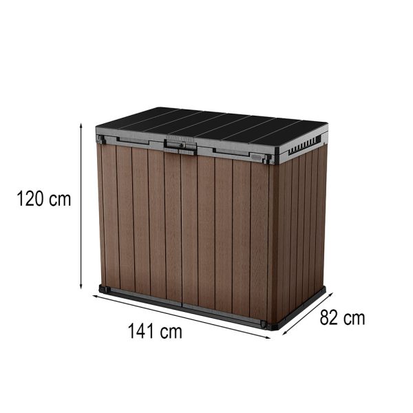 Sio darwin műanyag kerti tároló 1100 L - Image 3