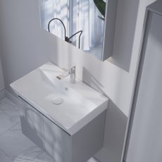 Sanovit ORION - porcelán mosdókagyló - 60 x 38,5 cm - Image 7