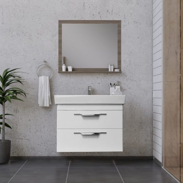 TMP LUX 100 fali fürdőszobabútor - CeraStyle SHARP 37500 mosdóval - 100 x 48 cm - Image 3