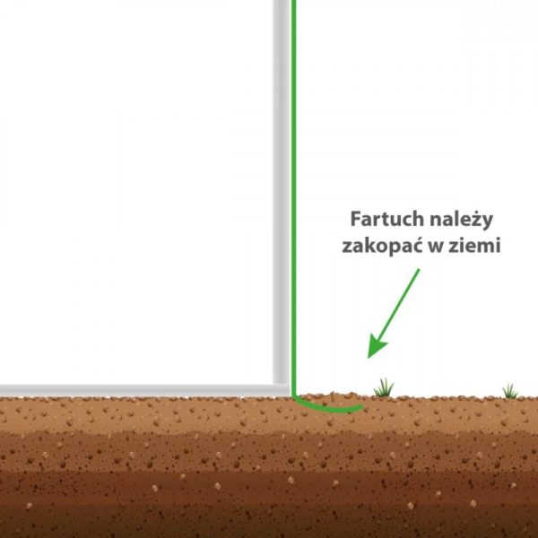Fólia melegház 3x6x2 m (váz+fólia) - Image 8