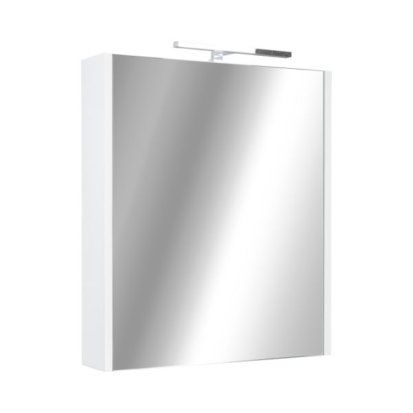 PIRAMIDA AKVA Tükrös fürdőszobai szekrény LED világítással - 60 x 69 x 13 cm - Image 2