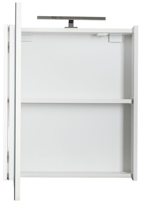 PIRAMIDA AKVA Tükrös fürdőszobai szekrény LED világítással - 60 x 69 x 13 cm - Image 3