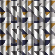 Zuhanyfüggöny - SILVER MOSAIC - Impregnált textil - 180 x 200 cm