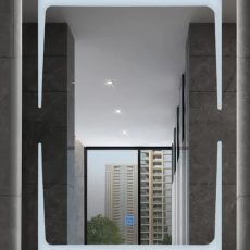 Viva AURA NORD fürdőszobai tükör - érintőkapcsolós - LED - ÁLLÓ / FEKVŐ - 60 x 80 cm