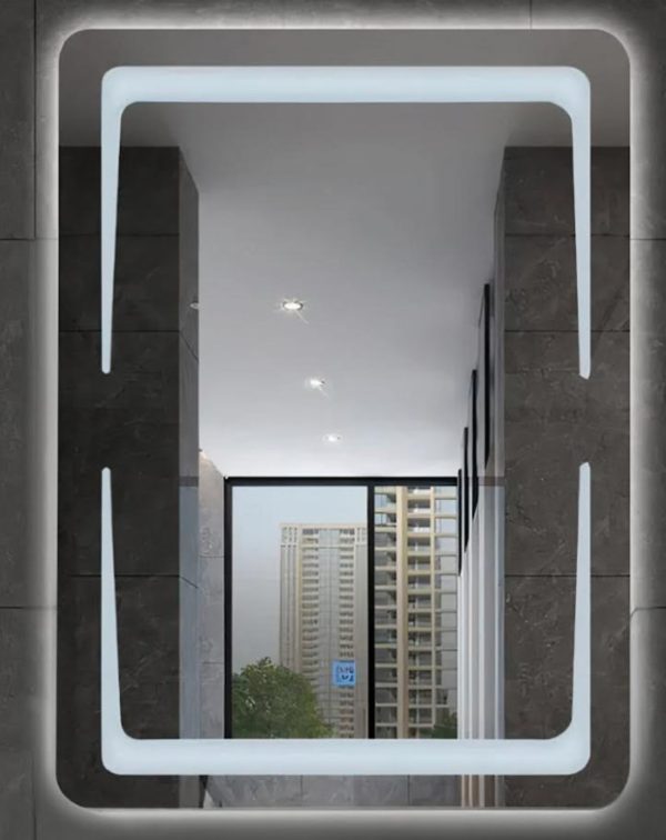 Viva AURA NORD fürdőszobai tükör - érintőkapcsolós - LED - ÁLLÓ / FEKVŐ - 60 x 80 cm
