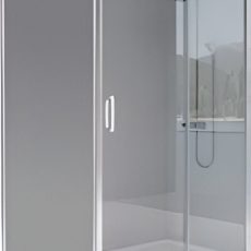 Viva AQUA TISA - ASZIMMETRIKUS zuhanykabin - 6 mm víztiszta vízlepergető üveg - 90 x 140 x 200 cm