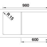 BLANCO ADIRA XL 6S fekete tart., exc. - Image 4