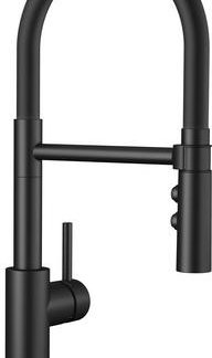Blanco CATRIS-S Flexo matt fekete HD flexibilis csöves konyhai álló mosogató csaptelep – 525793