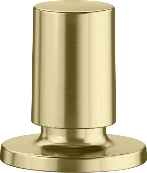Blanco Comfort satin gold lefolyó távműködtető – kerek húzógomb - 203495