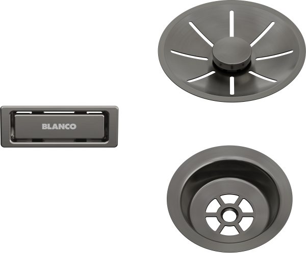Blanco InFino szett satin dark steel 1 medencés gránit mosogatóhoz – 206900