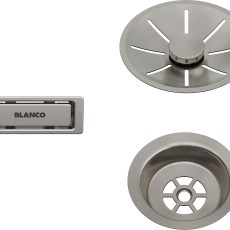 Blanco InFino szett satin platinum 1 medencés gránit mosogatóhoz – 207406