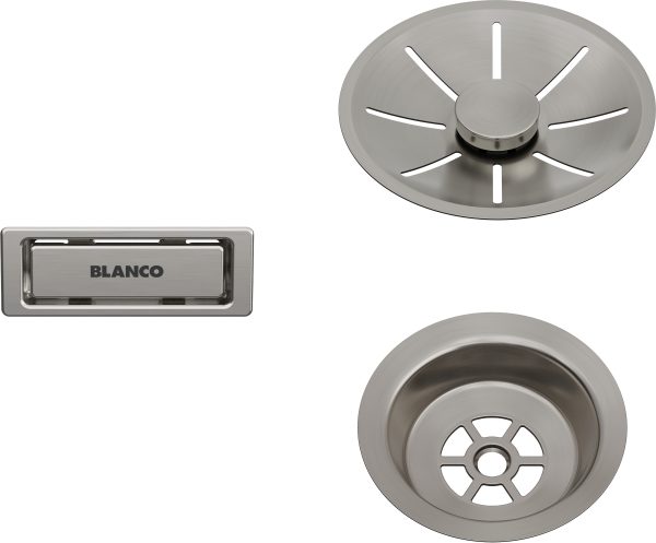 Blanco InFino szett satin platinum 1 medencés gránit mosogatóhoz – 207406