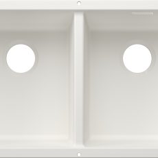 Blanco Subline 350/350-U két medencés gránit mosogató lefolyó nélkül - fehér 527831