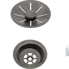 BLANCO lefolyó szett 1x3,5 InFino satin dark steel