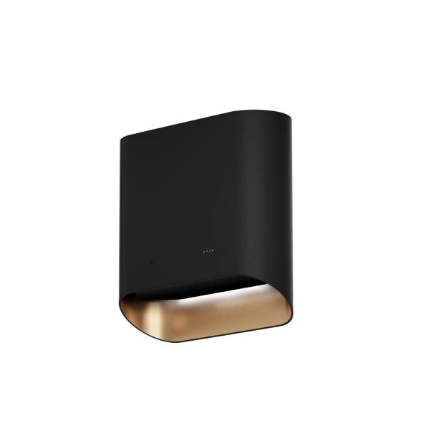 Ciarko Design SIMPLE 60 cm fekete / Gold fali páraelszívó - Image 3