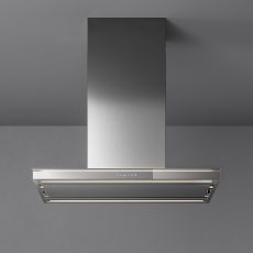 Falmec LUMINA NRS 90 cm sziget páraelszívó, inox/üveg