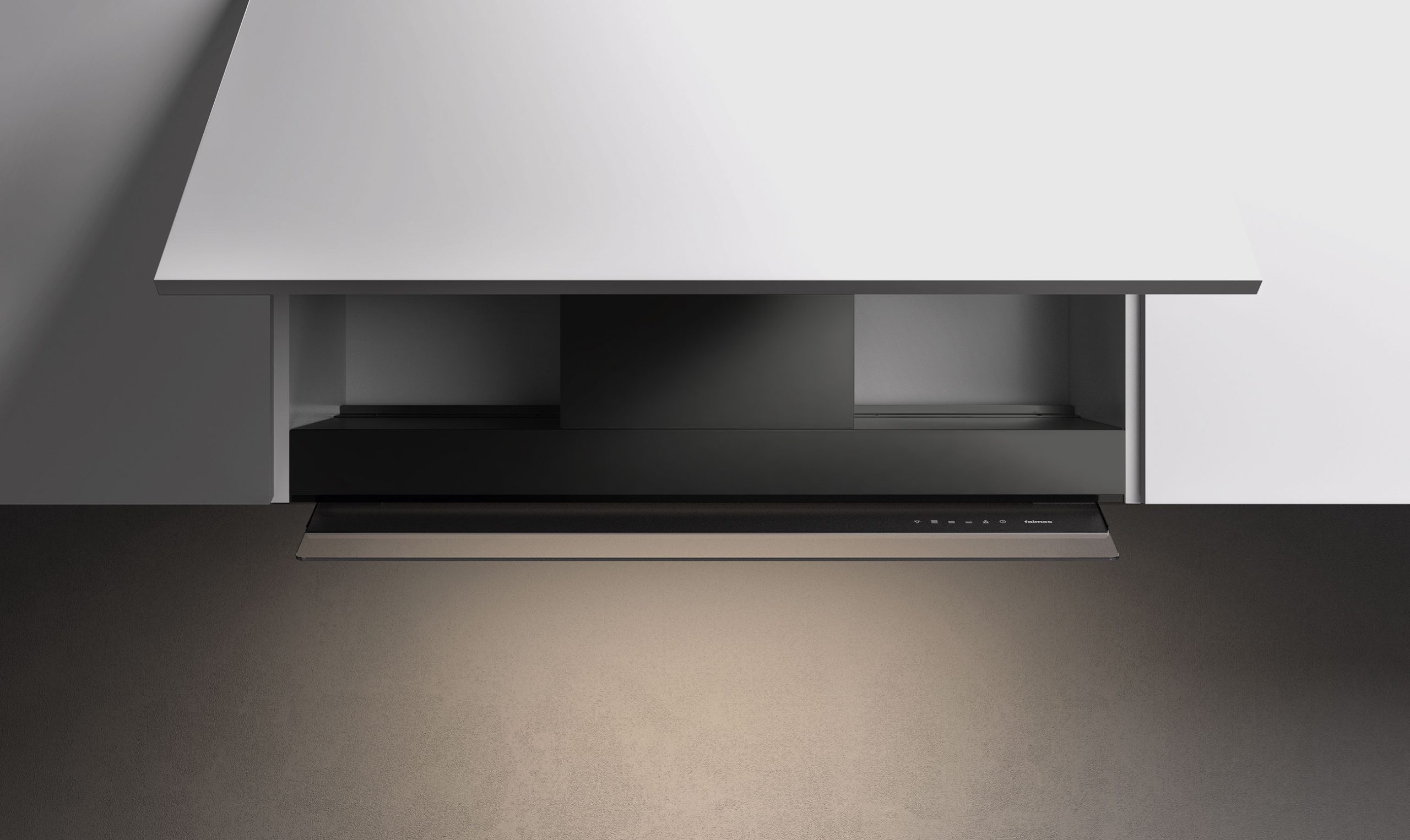 Falmec VIRGOLA NO-DROP TOUCH 90 cm beépíthető páraelszívó, fekete