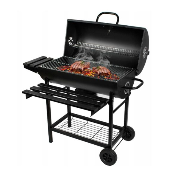 Faszenes kerti BBQ hengeres grillsütő - Image 8