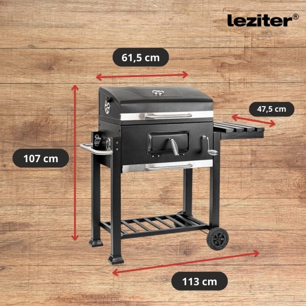 Multifunkciós faszenes kerti grillsütő - Image 3