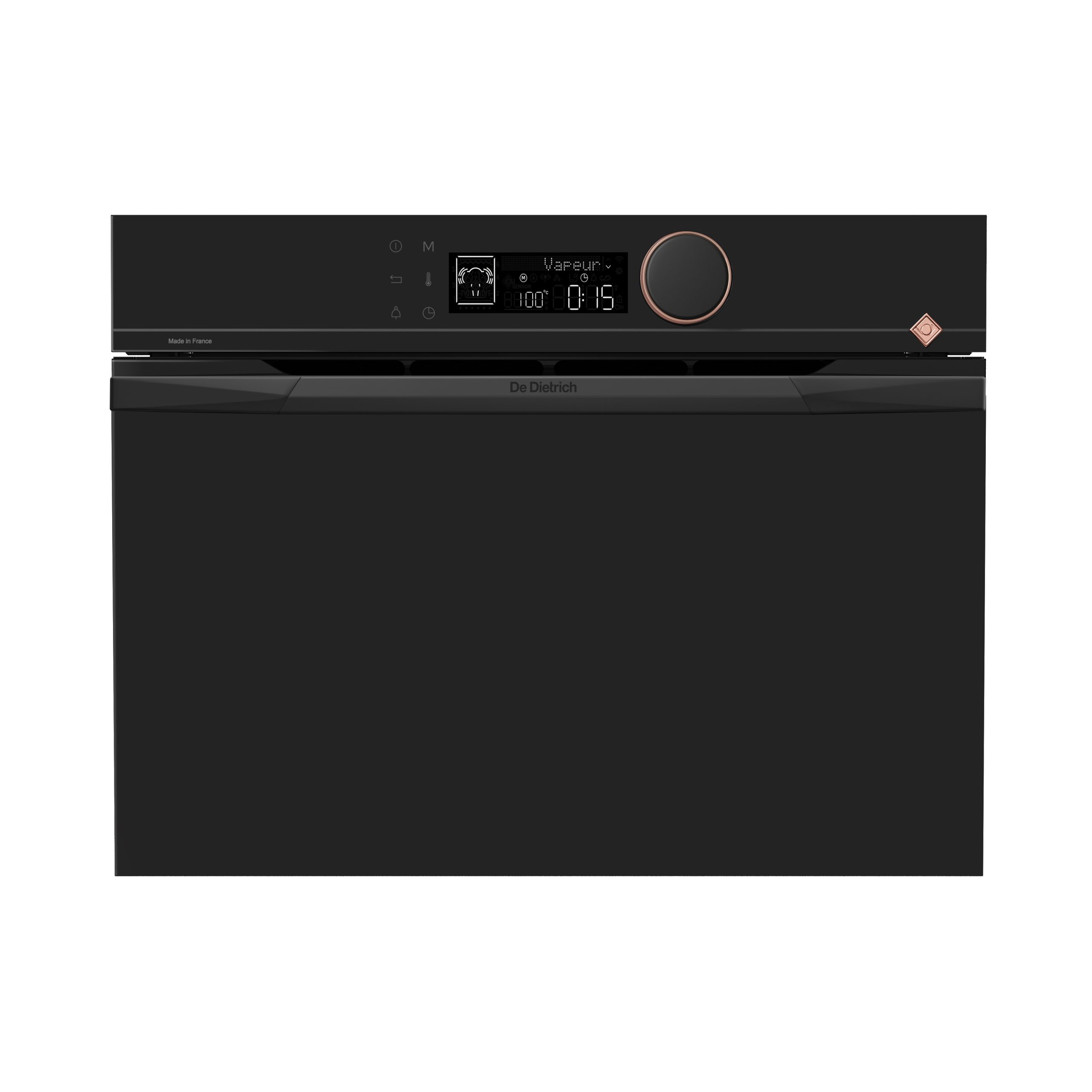 De Dietrich kompakt kombinált sütő gőzfunkcióval, gőztisztítás, 29 l, 4 funkció, 32 auto recept, LCD, heritage