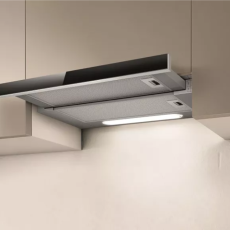 ELICA ELITE 14 LUX GRVT/A/60 teleszkópos páraelszívó, 60 cm, ezüst/fekete üveg front