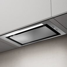 ELICA HIDDEN 2.0 IXGL/A/60 beépíthető páraelszívó, 60 cm, A energiaosztály, IEC turbo: 700 m3/h, inox/üveg