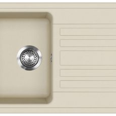 Evido Cubo 45S csepptálcás gránit mosogató 780 x 500 x 200 mm bézs - 105528