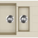 Evido Cubo 6S compact csepptálcás gyümölcsmosós gránit mosogató 800 x 500 x 200 mm bézs - 105572