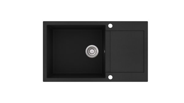 Evido Cubo XL 6S compact csepptálcás gránit mosogató 860 x 500 x 220 mm antracit - 105539