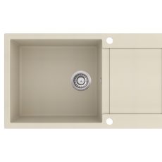 Evido Cubo XL 6S compact csepptálcás gránit mosogató 860 x 500 x 220 mm bézs - 105537