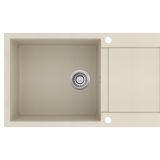 Evido Cubo XL 6S compact csepptálcás gránit mosogató 860 x 500 x 220 mm bézs - 105537