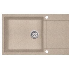 Evido Cubo XL 6S compact csepptálcás gránit mosogató 860 x 500 x 220 mm homok - 105538
