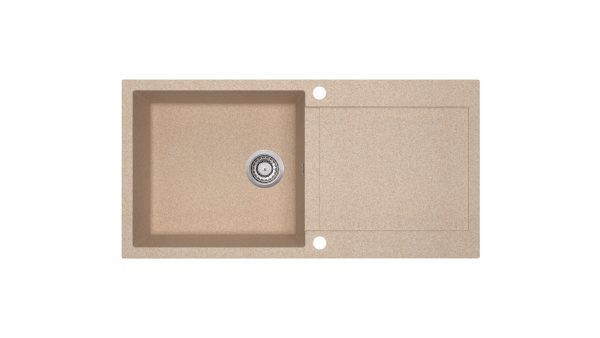 Evido Cubo XL 6S csepptálcás gránit mosogató 1000 x 500 x 200 mm avena - 105726
