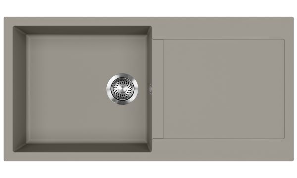 EVIDO Cubo XL 6S gránit mosogató, 1000 x 500 mm, platina