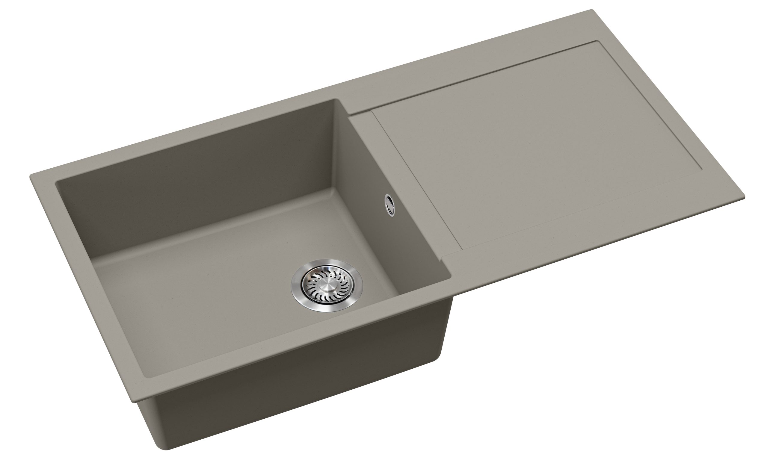 EVIDO Cubo XL 6S gránit mosogató, 1000 x 500 mm, platina színben - 442059 - Image 2