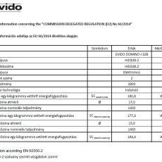 Evido DOMINO-I 32B indukciós domino főzőlap 30 cm fekete - HID32B-2