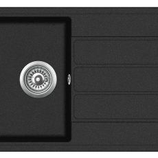 Evido EASY 45S csepptálcás gránit mosogató 760 x 440 x 170 mm antracit - 105982BK