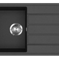 EVIDO Easy 45S gránit mosogató, 760 x 440 mm, antracit
