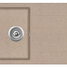 Evido Easy 45S csepptálcás gránit mosogató 760 x 440 x 170 mm avena - 105981BK