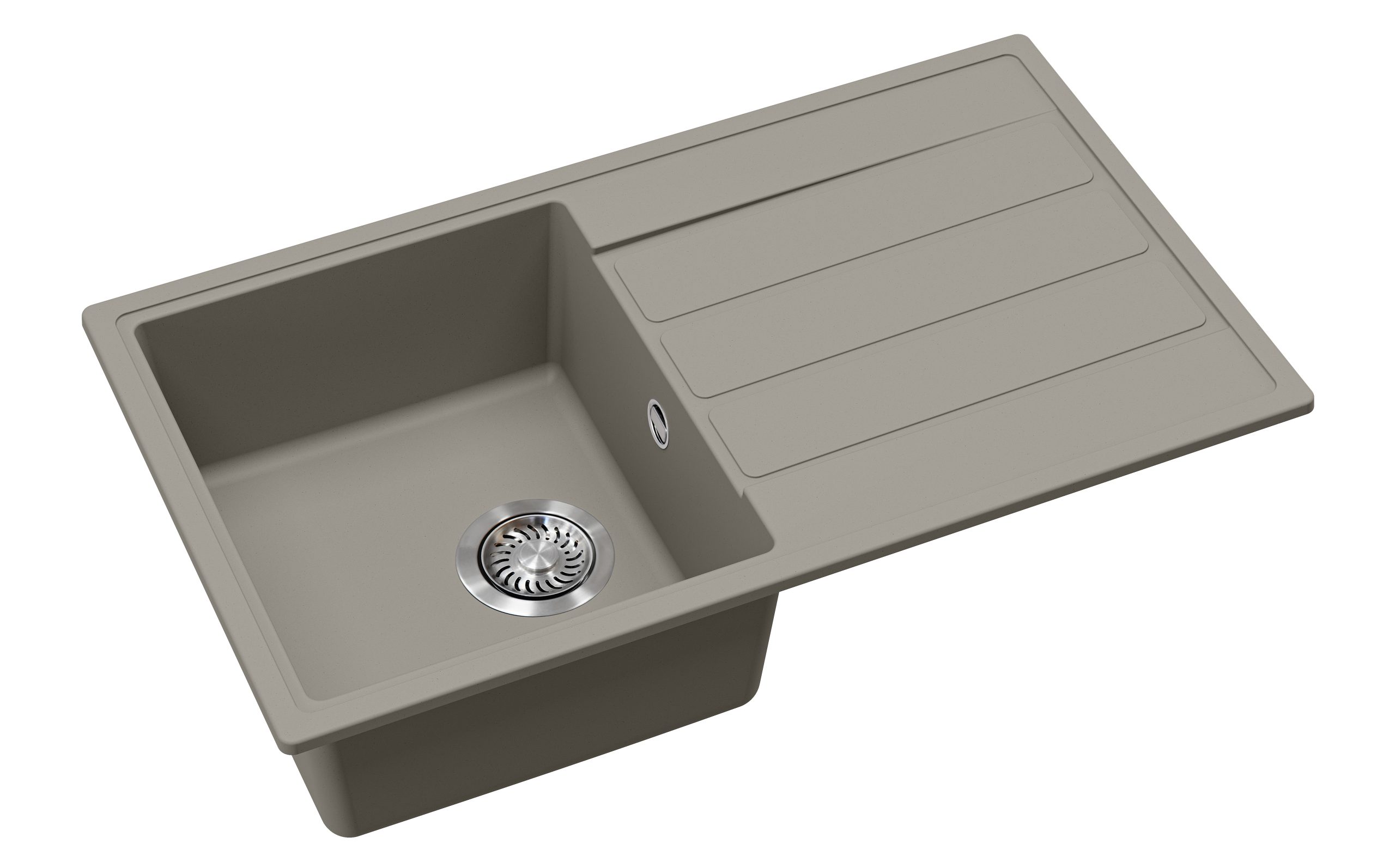 EVIDO Easy 45S gránit mosogató, 760 x 440 mm, platina színben - 442068 - Image 2