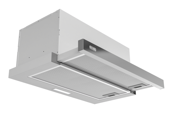 EVIDO FORTE 60X teleszkópos páraelszívó, 60 cm, billenőkapcsoló, inox
