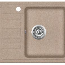 Evido Home 45S compact csepptálcás gránit mosogató 575 x 460 x 190 mm avena - 105731