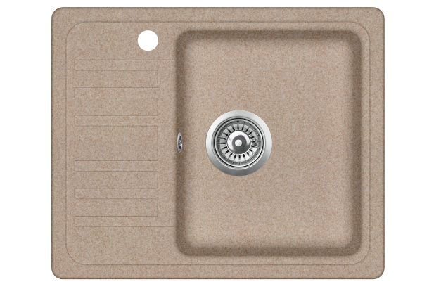 Evido Home 45S compact csepptálcás gránit mosogató 575 x 460 x 190 mm avena - 105731