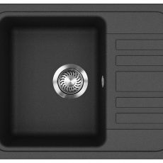 Evido Home 45S compact csepptálcás gránit mosogató 575 x 460 x 190 mm antracit - 105551